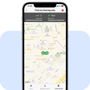 Bernafon Apps: Hörgeräte-Finder