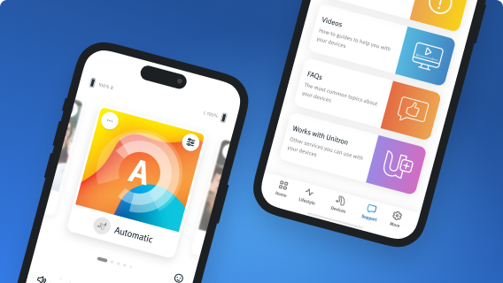 Unitron App - Intelligente Funktionen
